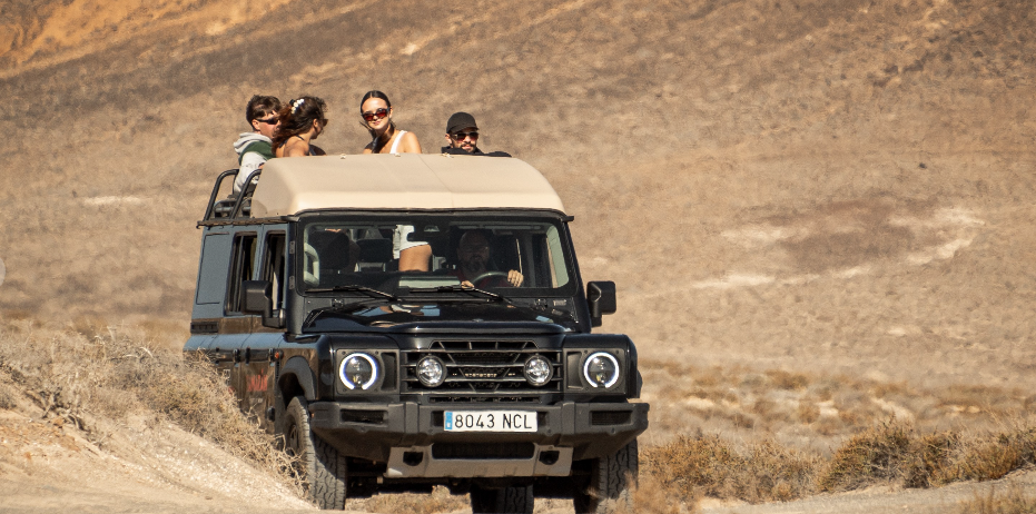 Jeep 4x4 desde Fuerteventura a Lanzarote
